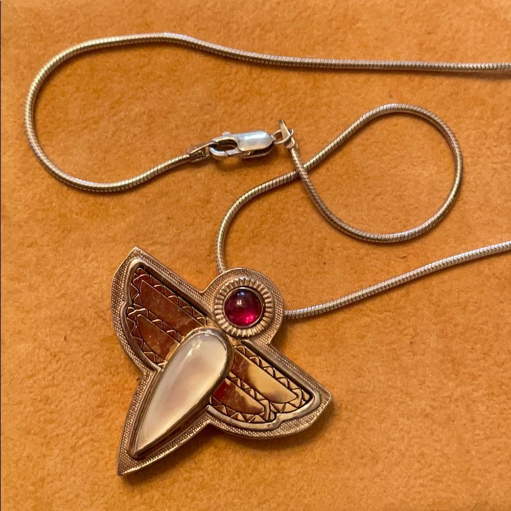 Authentic Native American dragonfly necklace